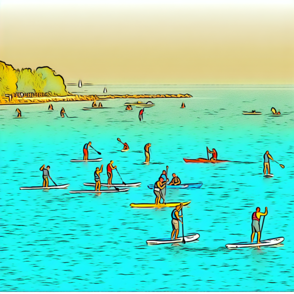 Lake Winnebago paddleboarding