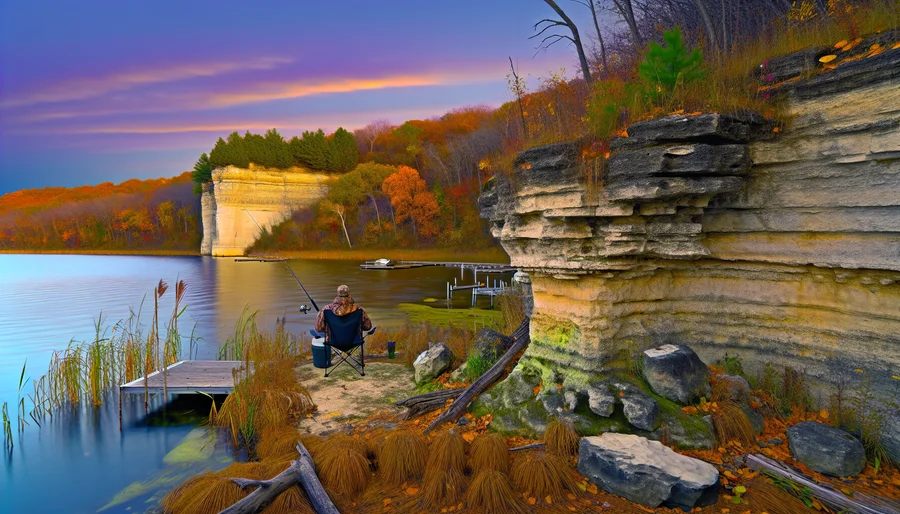 fishing high cliff state park